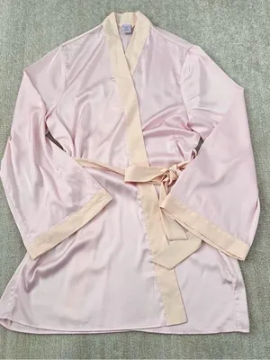 Savage X Fenty Purple Lightning Bolt Short Kimono Style Satin Robe Size XS/SM thumbnail 2