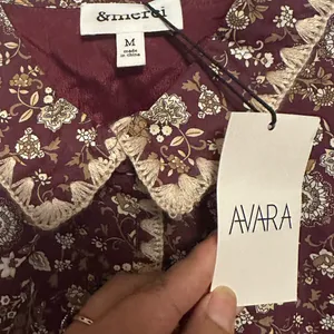&merci Elegant Floral Burgundy Mini Dress thumbnail 8
