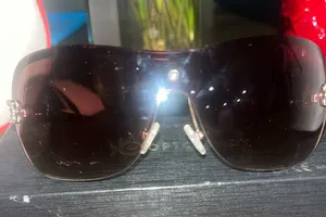 Rimless Gradient Brown Women's Sunglasses thumbnail 1