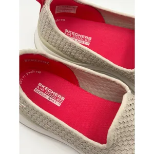 Skechers GoWalk Arch Fit Stretch Fit Slip On‎ Sneakers Beige Size 8.5 thumbnail 3