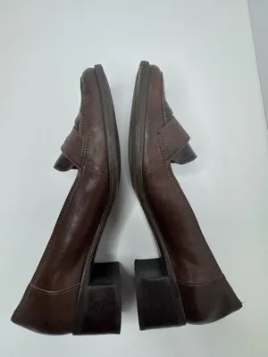 Naturalizer Brown Leather Kitten Heels Timeless Design Size 7 thumbnail 5