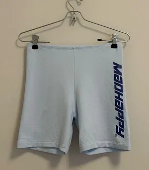 Madhappy Athletics Biker Short in Light Blue size Small (S) thumbnail 1
