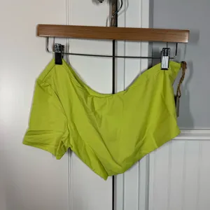 NWT Free People x Toast Signature One Shoulder‎ Crop Bikini Top Daiquiri Green M thumbnail 2