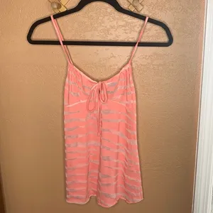 Free People Sheer Zebra Stripe Tank Size XS thumbnail 2