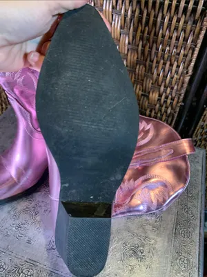 Metallic Pink Rock n Roll Cowgirl Boots Size 8 thumbnail 8