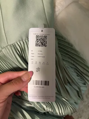 Azazie Mariana Dress | Dusty Sage | Size 2 💚 thumbnail 2