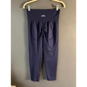 AYBL Women's Navy Blue High Waist Leggings Medium thumbnail 2