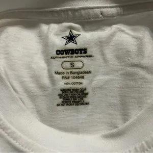 COWBOYS football white long sleeve shirt tee top women’s small thumbnail 2