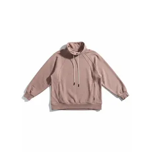 Varley‎ Atlas Sweatshirt Womens Medium Ash Rose Pink Side Zip Funnel Neck thumbnail 5