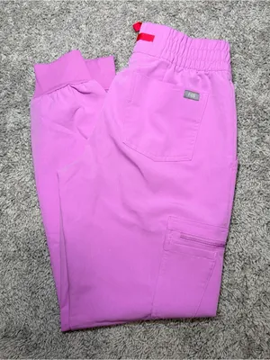 Figs Women’s Pink Cloud Uman Relaxed Jogger Scrub Pants thumbnail 2