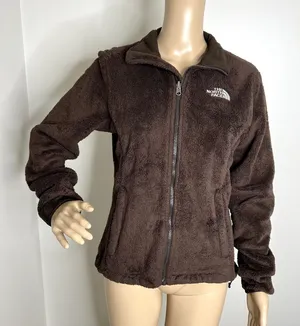 North Face Brown Fleece Full Zip Jacket thumbnail 1