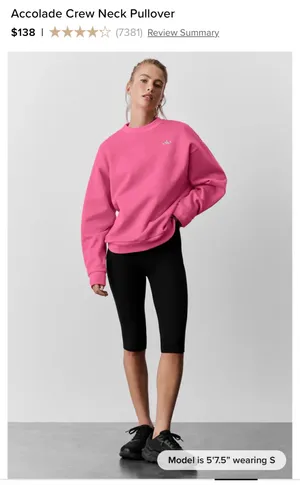 Alo Accolade Crew Neck Pullover thumbnail 3