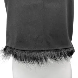 ASOS Urban Revivo Faux Fur Feather Square Neck Camisole Crop Tank Top Size 8 thumbnail 5