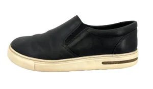 Birkenstock Oswego Black Leather Slip-On Shoes Smart Casual Size 38 EU 7-7.5 US thumbnail 1