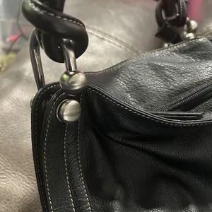 Celsius Black Genuine Leather Shoulder Bag thumbnail 8