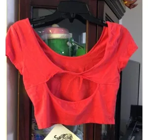 Charlotte Russe half shirt size medium thumbnail 2