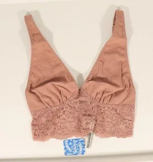 Free People NWT X Revolve Teagan Bralette in Strawberry Nude thumbnail 6