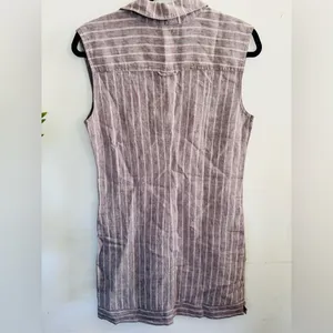 Tommy Bahama Beige Striped Midi Dress thumbnail 2