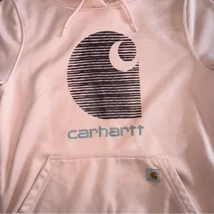 CARHARTT Rain Defender‎ Relaxed Fit Midweight Logo Graphic Sweatshirt Pink Small thumbnail 4