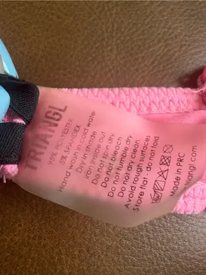 Triangl Mica Pitaya Sparkle Pink Bikini Size Large Bottom Medium Top thumbnail 11