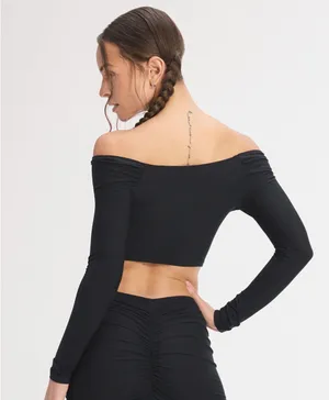 Savage X Fenty Softcore Modal Ruched Crop Top Size Medium NEW thumbnail 3