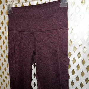 Aerie offline Chill Play Move Leggings Maroon size S thumbnail 3
