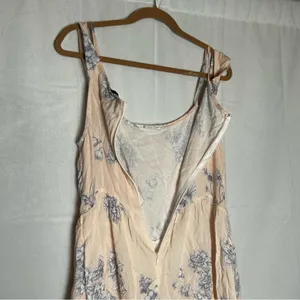 NWT Sabo Skirt Floral Print‎ Unlined Floral Print Mini Dress Size Large thumbnail 4