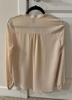 Forever 21 Chiffon Tie Front Blouse thumbnail 3