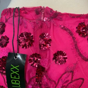 Dolls Kill CLub EXX Fire Alchemy Mini Skirt, Pink, XXL thumbnail 4