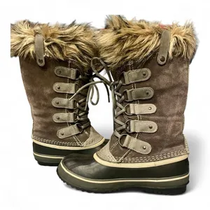 Sorel Joan of Arctic Waterproof Fur Insulated Snow Boots Quarry / Black 6‎ thumbnail 3