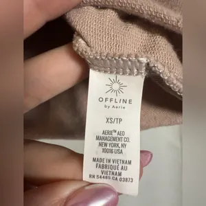 Offline By Aerie Blush Dusty Rose Pink Cropped Muscle Tank Top XS. thumbnail 6