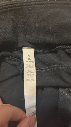 Lululemon Black Joggers High-Rise thumbnail 4