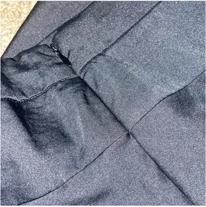 Free people black satin midi skirt thumbnail 3
