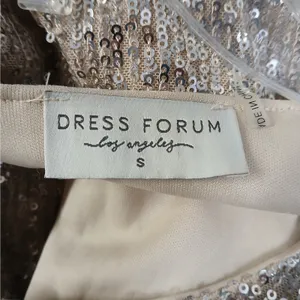Dress Forum Sequin Dress Women Small Gold Formal Evening Cocktail Party Wedding thumbnail 10