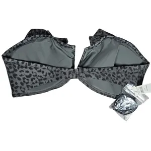 Aerie Animal Print Bandeau Bikini Top XL NWT‎ thumbnail 2