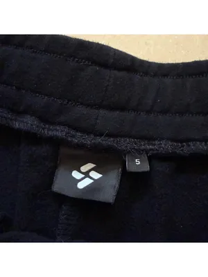 Allwear Organic Cotton Sweat Shorts Natural Black Women's Size Large thumbnail 5