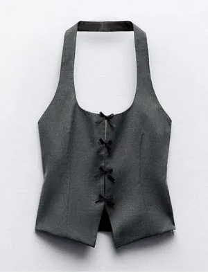 Zara bow blouse! thumbnail 1
