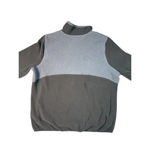 LL Bean Women's Black Gray Colorblock Half Zip Pull‎ over Jacket Size XL thumbnail 4