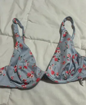 Hollister Floral Bikini Top thumbnail 1