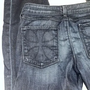 Habitual Gryphon Mini Boot Jeans Sz 28 Celtic Cross Pocs Dark MSRP $170 thumbnail 4
