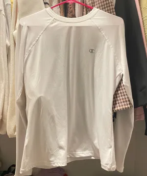 White Champion long sleeve shirt thumbnail 1