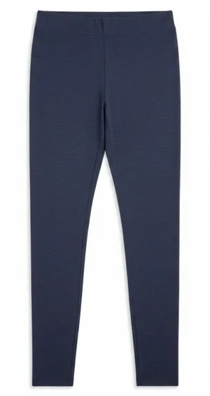 Athletic Works Womens Leggings Size L Blue Mid Rise Active Ankle Stretch Active thumbnail 1