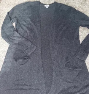 Black Long Cardigan  thumbnail 1