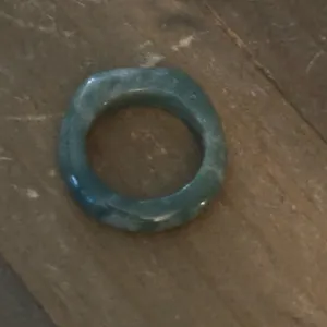 Vintage green Jade band ring Size 6.5 thumbnail 5