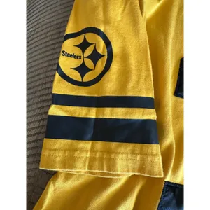VS PINK Pittsburgh Steelers NFL Jersey Long Sleeve Spirit‎ Shirt - Size S thumbnail 4