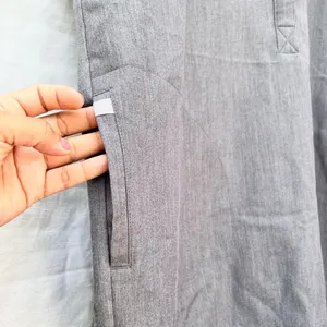 Figs | Rafaela Oversized Scrub Top Shirt In Graphite Gray Medium thumbnail 7
