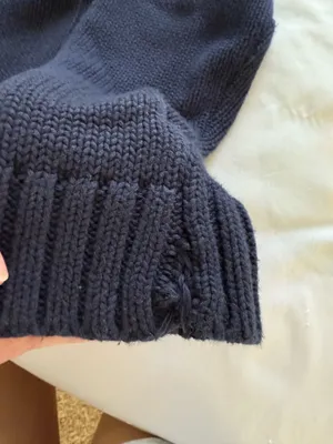 Brandy Melville Navy Blue Knit American Flag Sweater thumbnail 6