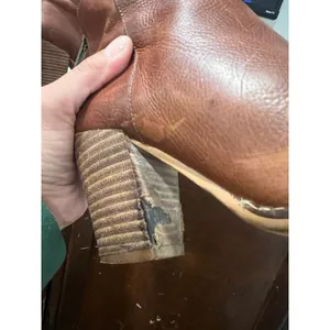 Lucky Brand Cognac Leather Pointed Toe Western Ankle Boots Women’s 7 thumbnail 10