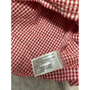 Wild Fable Red‎ White Gingham Smocked Tiered Mini Dress XXL New With Tags thumbnail 3