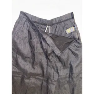 Anthropologie Pleated Culotte Trousers Black 100% Linen Wide Leg Cropped NWT Med thumbnail 6